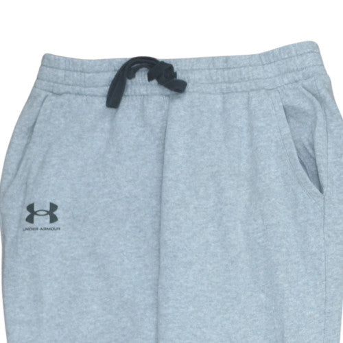 Under Armour Men's Grey Fleece Jogger Trousers M Relaxed Fit