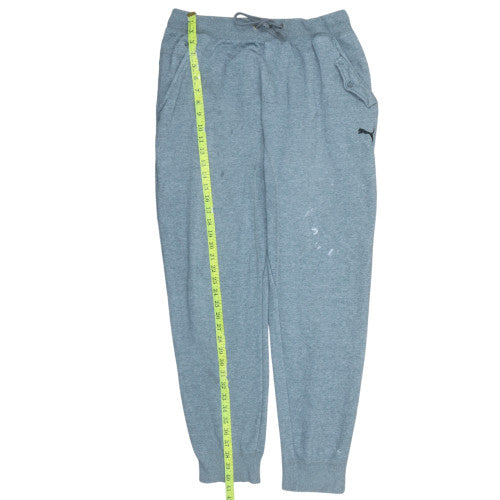 Puma Men's Grey XL Jogger Sweatpants with Drawstring Waist