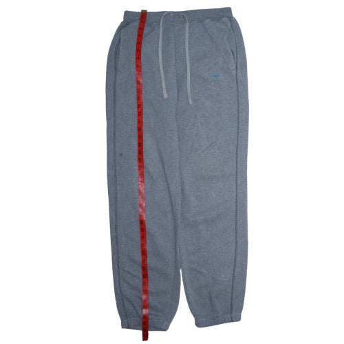 Nike Men's Grey Small Jogger Sweatpants Fleece Drawstring Trousers