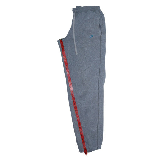Nike Men's Grey Small Jogger Sweatpants Fleece Drawstring Trousers