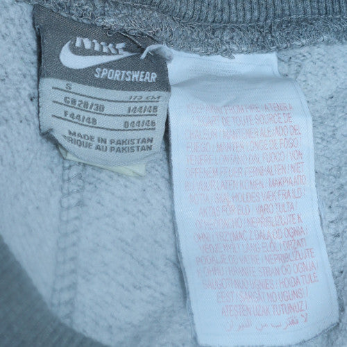 Nike Men's Grey Small Jogger Sweatpants Fleece Drawstring Trousers