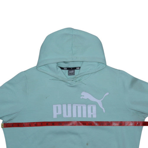 Puma Womens Blue XL Pullover Hoodie Sweatshirt Casual Athletic