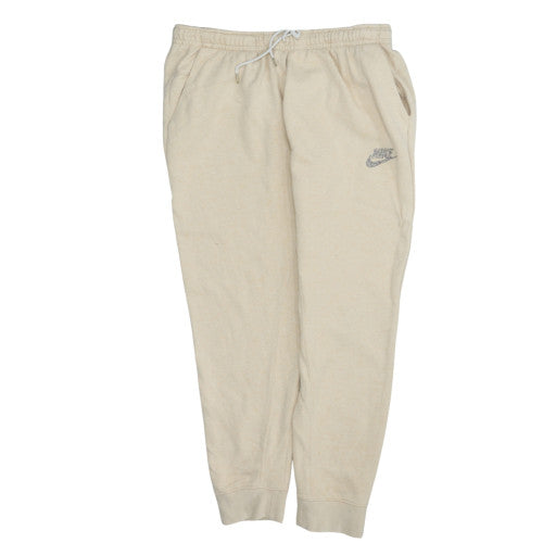 Nike Womens Beige Jogger Sweatpants XL Cotton Blend Activewear
