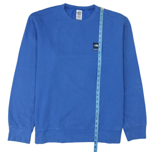 The North Face Supreme Blue Men's XL Crew Neck Sweatshirt