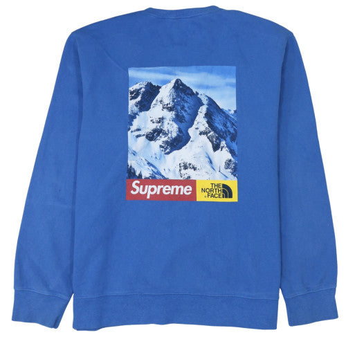 The North Face Supreme Blue Men's XL Crew Neck Sweatshirt