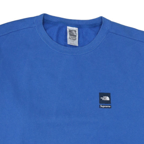 The North Face Supreme Blue Men's XL Crew Neck Sweatshirt