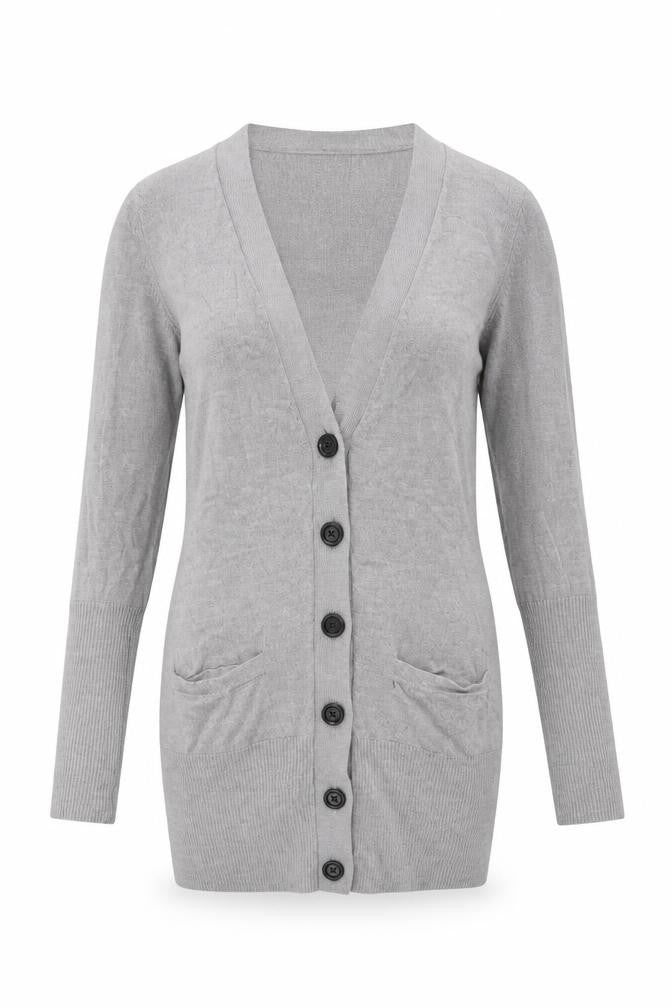 Gap Women Grey XS Cardigan 100% Merino Wool Long Sleeve Knit
