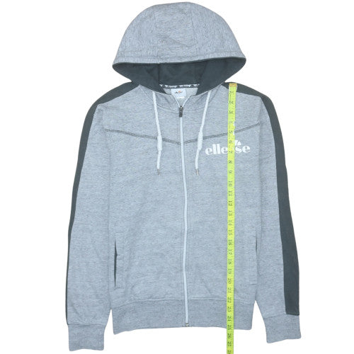 Ellesse Men's Grey Full Zip Hoodie Size M Regular Fit