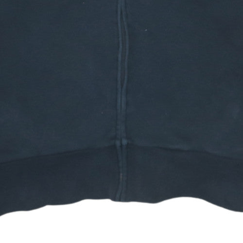 Nike Womens Black XS Full Zip Hoodie Dri-Fit Logo Sweatshirt