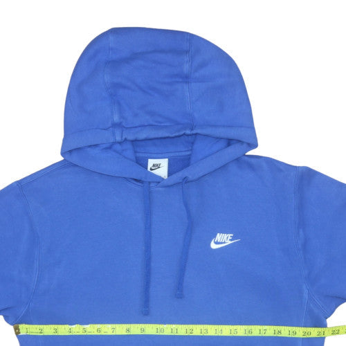 Nike Men's Blue Pullover Hoodie XS Regular Fit Cotton Fleece