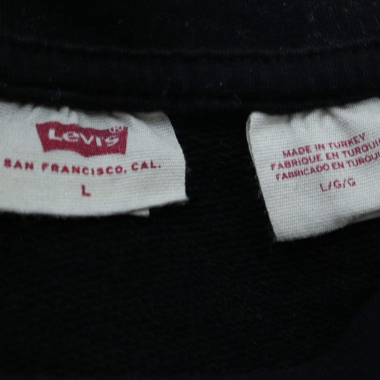 Levi’s Men’s Black Graphic Flower Pullover Sweatshirt Size L