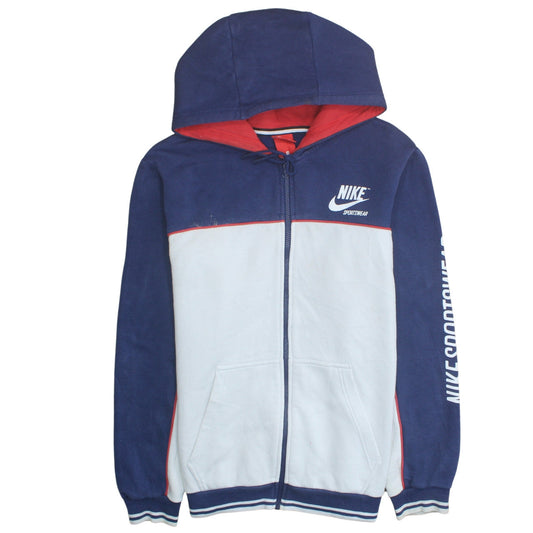 Nike Men's Blue Full Zip Hoodie Sweatshirt M Sportswear