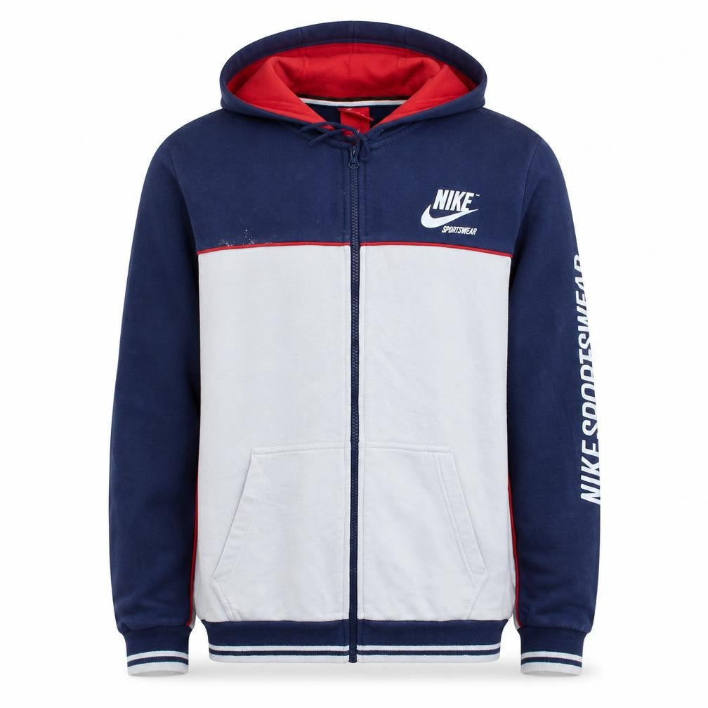 Nike Men's Blue Full Zip Hoodie Sweatshirt M Sportswear