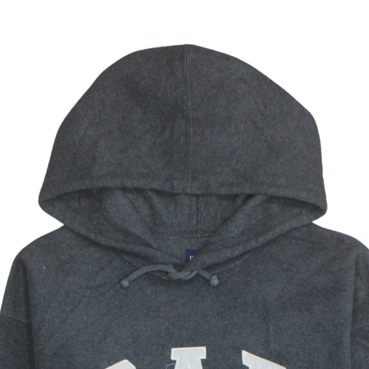 GAP Men's Grey Pullover Hoodie L Hooded Fleece Sweatshirt
