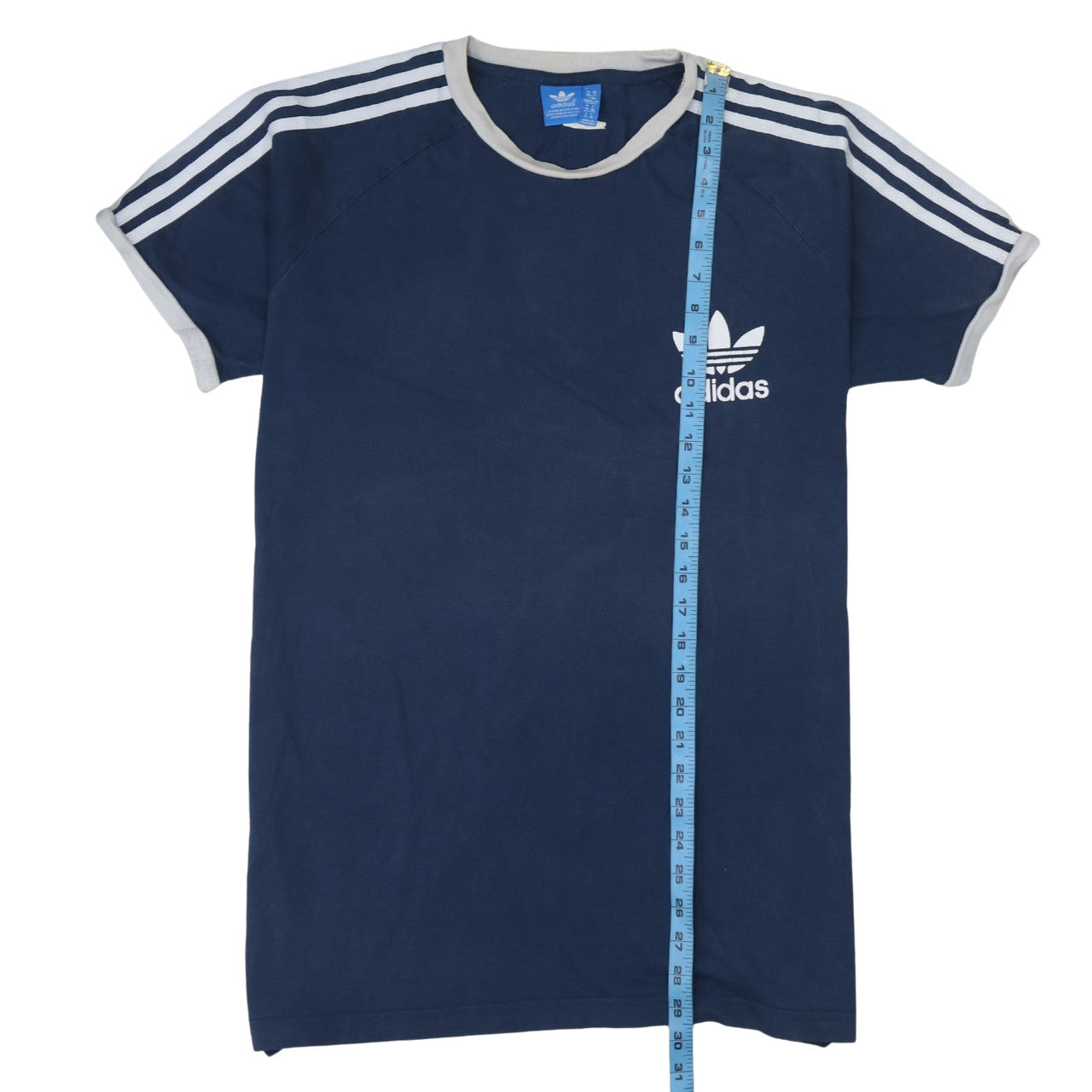 Adidas Men's Blue XL Retro Sports Crew Neck T-Shirt