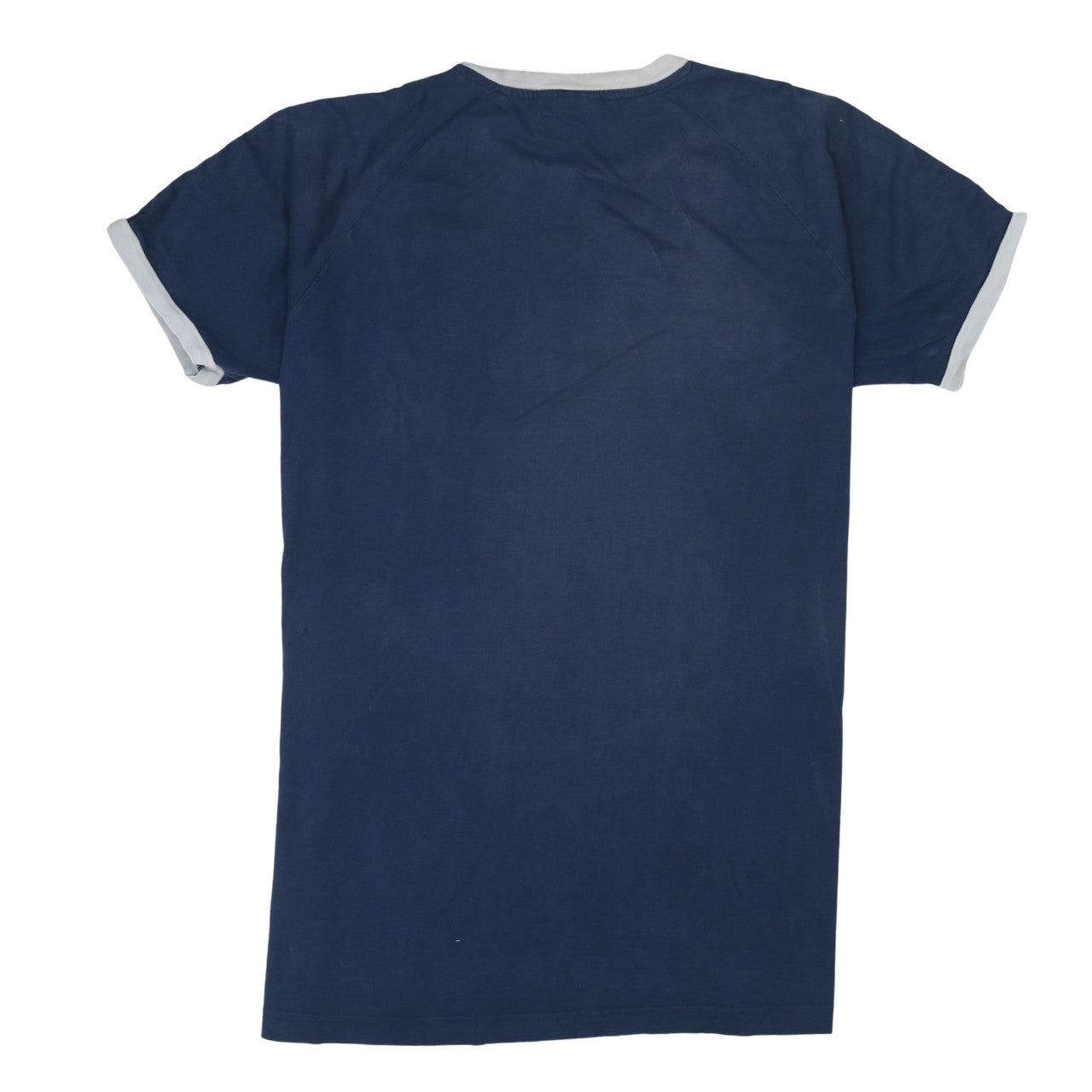 Adidas Men's Blue XL Retro Sports Crew Neck T-Shirt