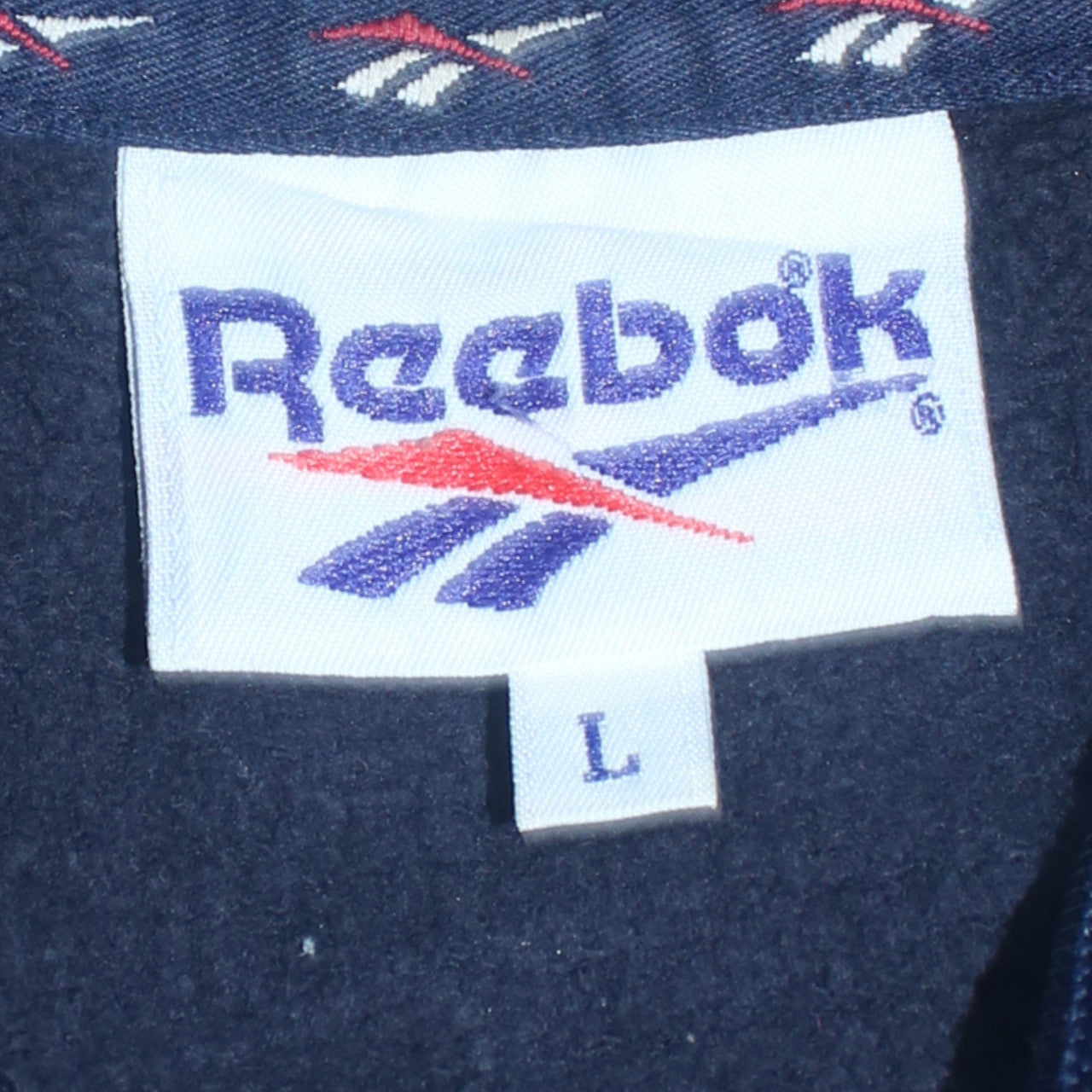 Reebok Men's Black Fleece 1/4 Zip Basic Jacket Size L