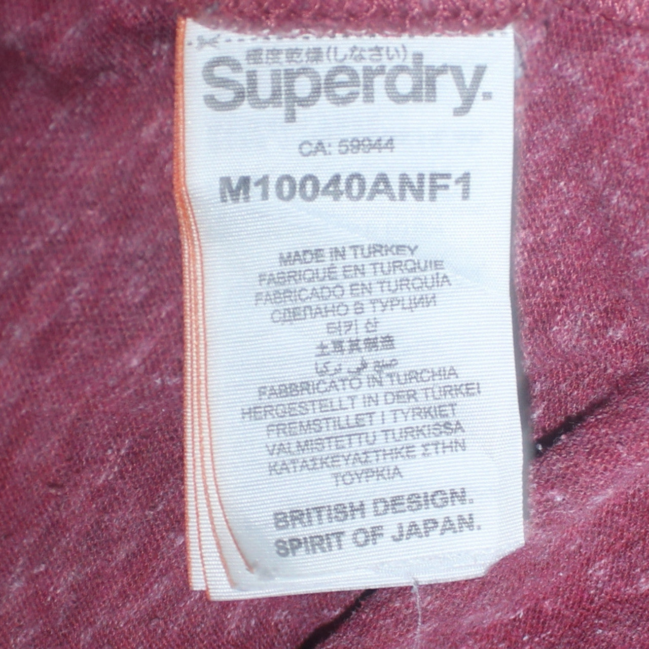 Superdry Men's Red Vintage Graphic Logo T-Shirt XL