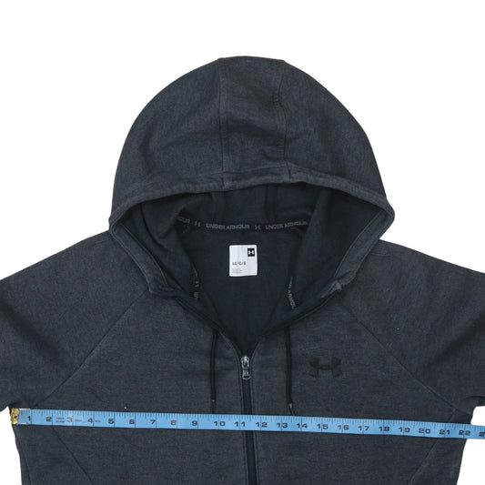 Under Armour Men's Black Large Full Zip Hoodie Cotton Blend