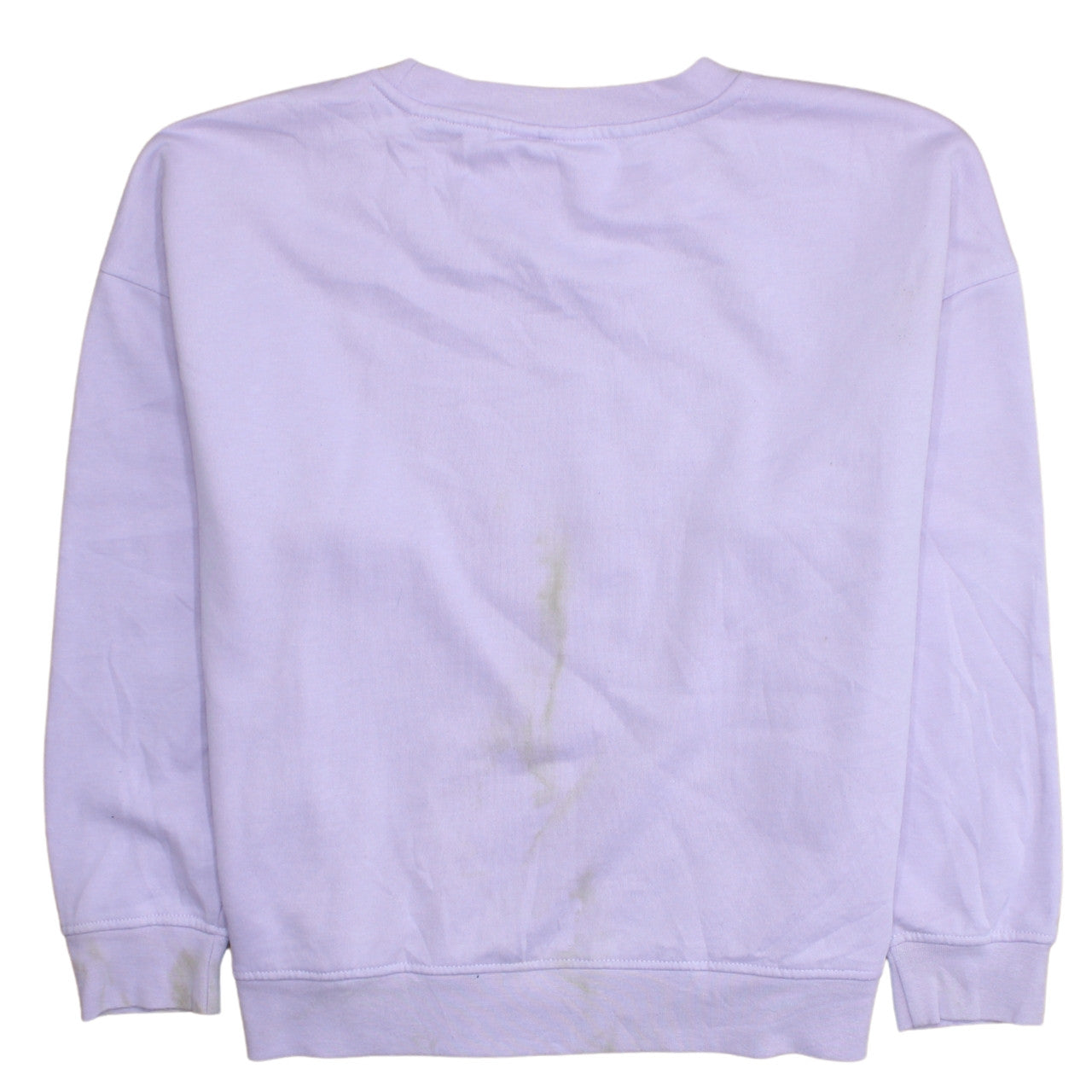 Disney Primark Women Lilac Stitch Sweatshirt Size L 14/16 Cotton Blend