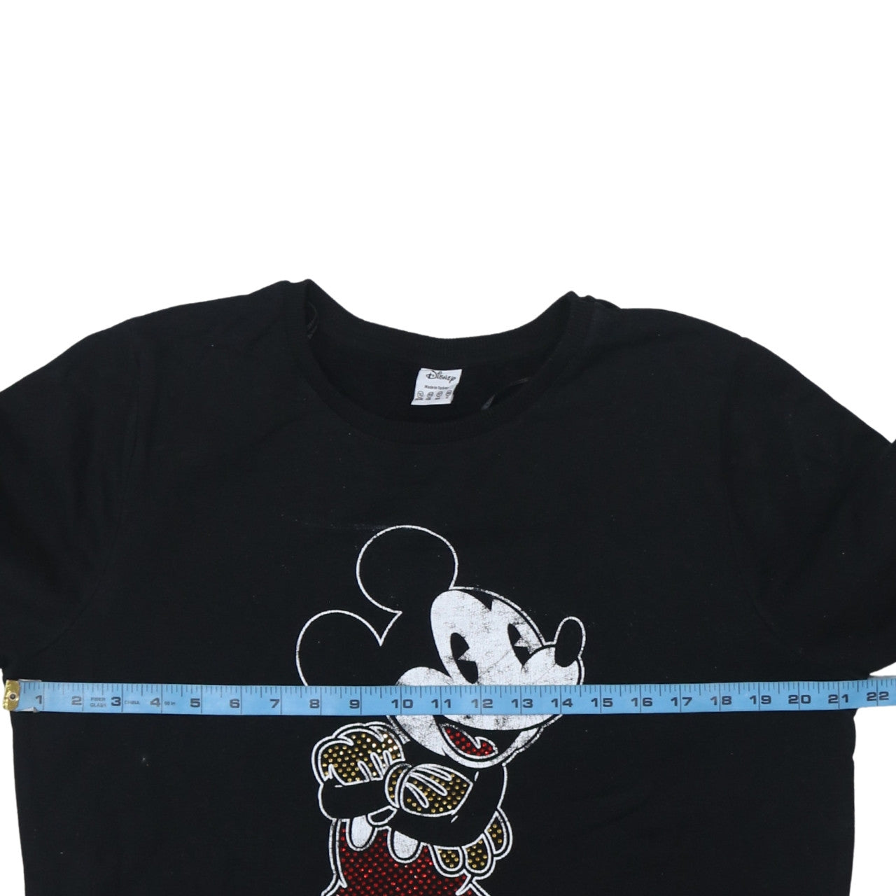 Disney Womens Black Size 16 Mickey Mouse Pullover Sweatshirt
