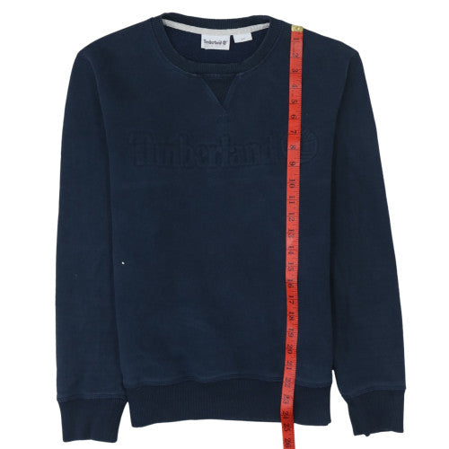 Timberland Men's Blue Crew Neck Pullover Sweatshirt Size S