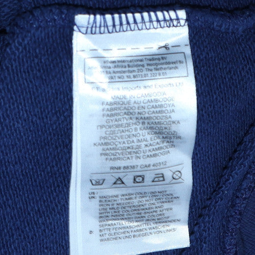 Adidas Women's Blue Crew Neck Pullover Sweatshirt Size 14