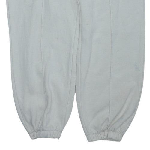 Nike Womens White XS Fleece Sweatpants Elastic Waist Joggers