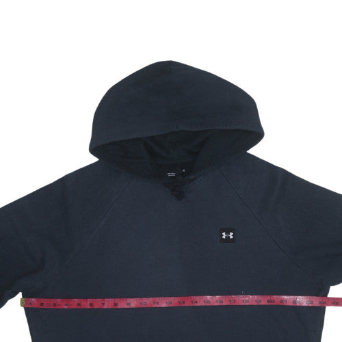 Under Armour Men's Black Pullover Hoodie Size L Relaxed Fit Fleece