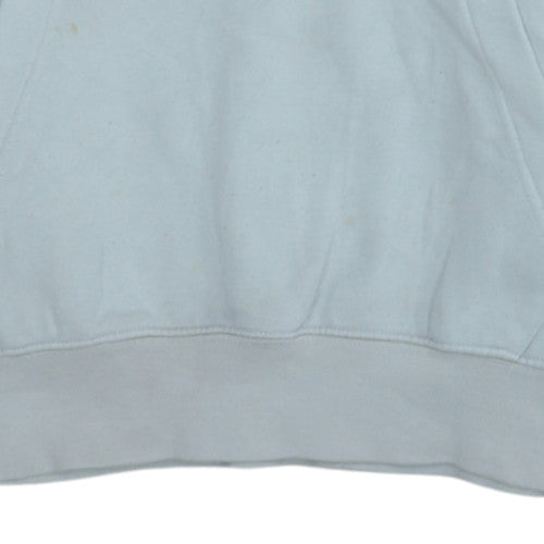 Nike Mens White XS Pullover Hoodie Fleece Sweatshirt