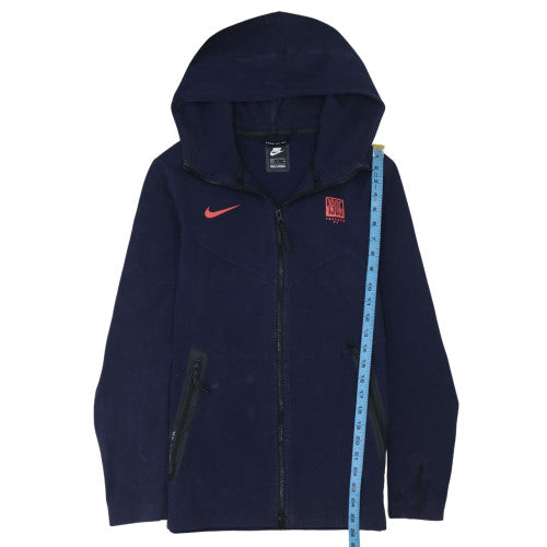 Nike Men's Blue Full Zip Hoodie Small Chelsea FC Sportswear