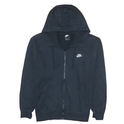 Nike Men's Black XL Full Zip Fleece Hoodie Sweatshirt