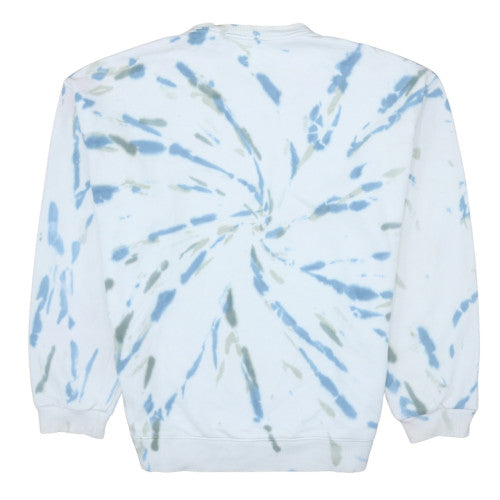 Levi's Women Blue Tie Dye Relaxed Sweatshirt Size S