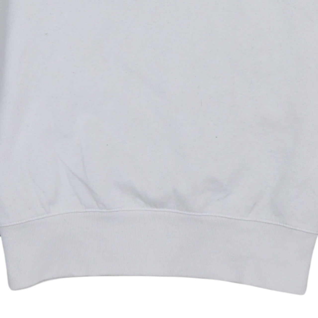 Champion Women's White Logo Tape Pullover Sweatshirt Small