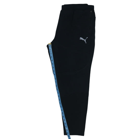 Puma Men's Black XL Jogger Sweatpants Tapered Fleece Trousers