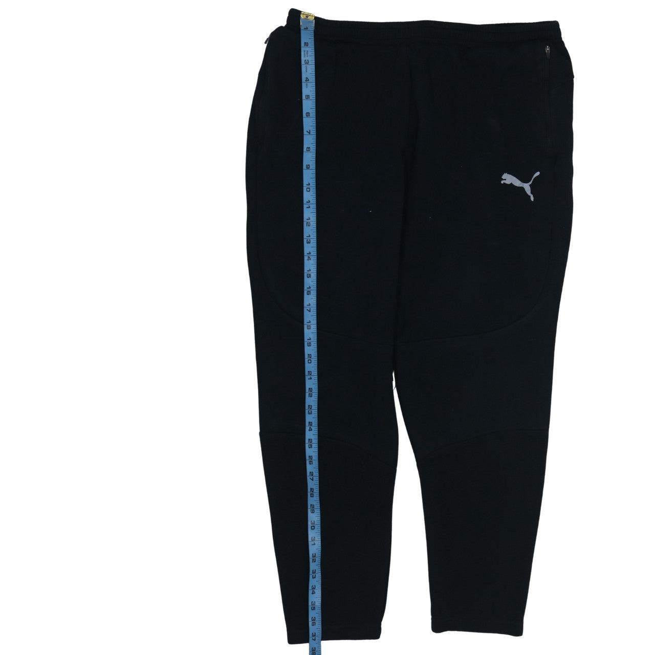 Puma Men's Black XL Jogger Sweatpants Tapered Fleece Trousers