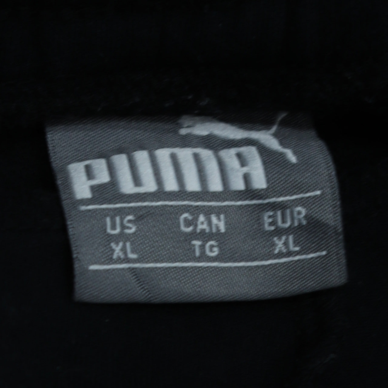 Puma Men's Black XL Jogger Sweatpants Tapered Fleece Trousers