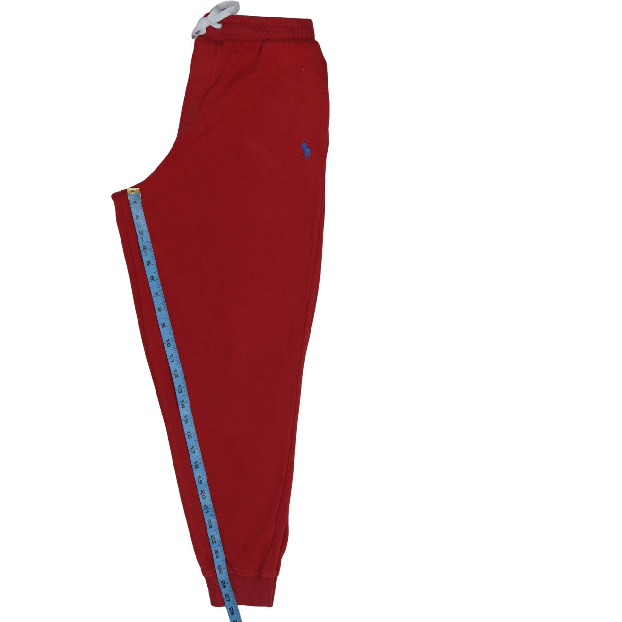 Polo Ralph Lauren Men's Red Jogger Sweatpants L Fleece Casual