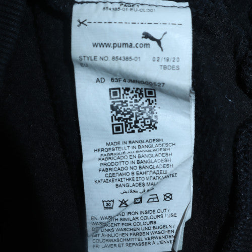Puma Women's Black XS Crew Neck Pullover Sweatshirt Logo Print
