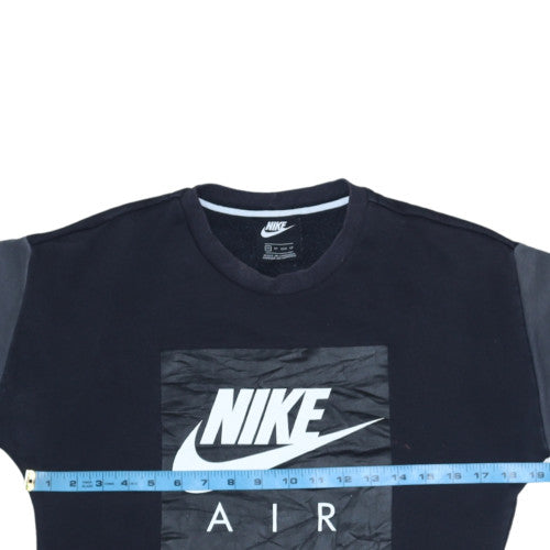 Nike Men’s Black XS Pullover Sweatshirt Crew Neck Logo Fleece