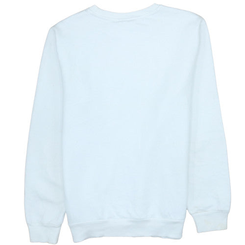 Adidas Boys White Camo Logo Crew Neck Pullover Sweatshirt 13-14 Years