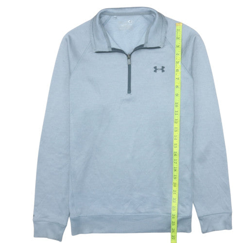 Under Armour Men's Blue 1/4 Zip Fleece Sweatshirt Size M