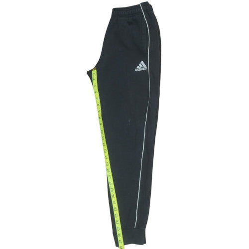 Adidas Boys Black 13-14 Years Jogger Sweatpants with White Stripe