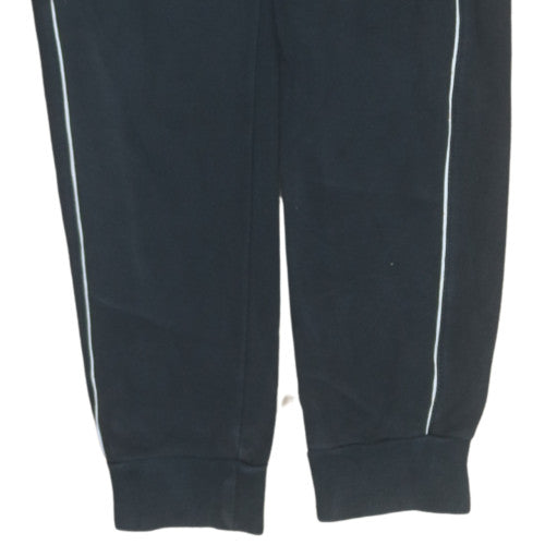 Adidas Boys Black 13-14 Years Jogger Sweatpants with White Stripe