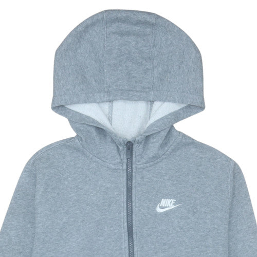 Nike Boys Grey & Black Colourblock Half Zip Hoodie XL 158-170cm