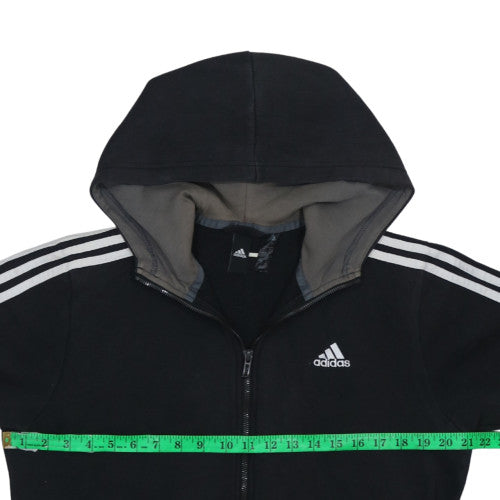 Adidas Men's Black Full Zip Hoodie Small Sports Fleece Jacket