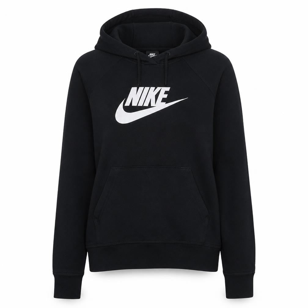 Nike Women's Black Pullover Hoodie Small Logo Sweatshirt