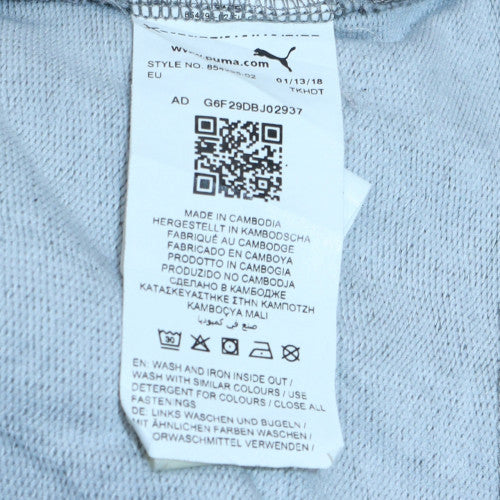 Puma Men's Grey Full Zip Track Jacket Size M Regular Fit
