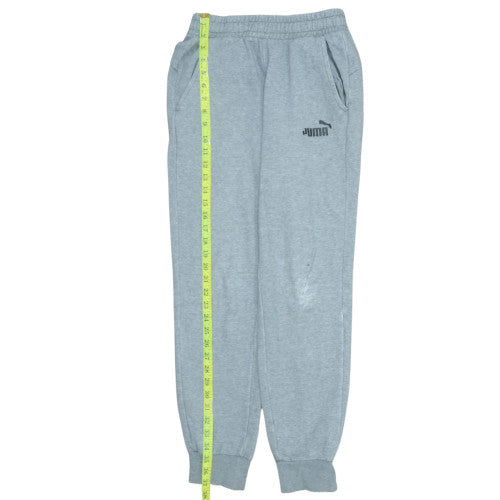 Puma Men's Grey Small Fleece Sweatpants Elastic Waist