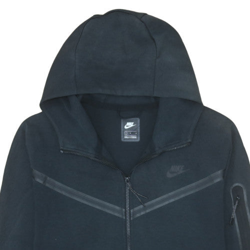 Nike Men's Black L Full Zip Hooded Sports Fleece Hoodie